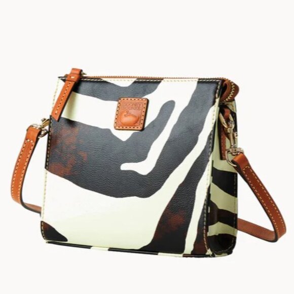 Dooney & Bourke - Zebra "Janine" Crossbody - Picture 1 of 5